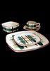 Blair Pottery Gay Plaid (41 pc) Set